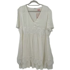 NWT Showpo White Me Before you mini dress